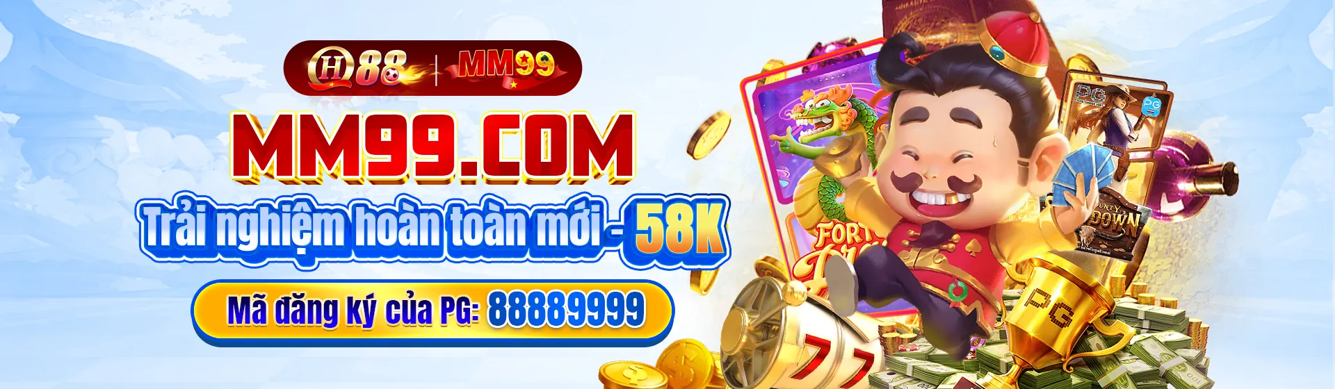 Hình ảnh một người chơi đang chọn trò chơi slot trên màn hình lớn với các biểu tượng may mắn, nền xanh tím